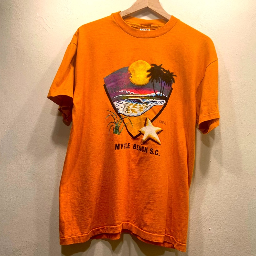 M. VINTAGE ‘89 SINGLE STITCH MYRTLE BEACH SC TEE